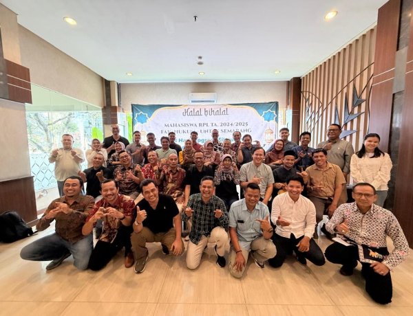 Halal Bihalal RPL FH Untag Semarang: 'Reset Hati, Gas Kolaborasi' Perkuat Jejaring Mahasiswa dan Dosen
